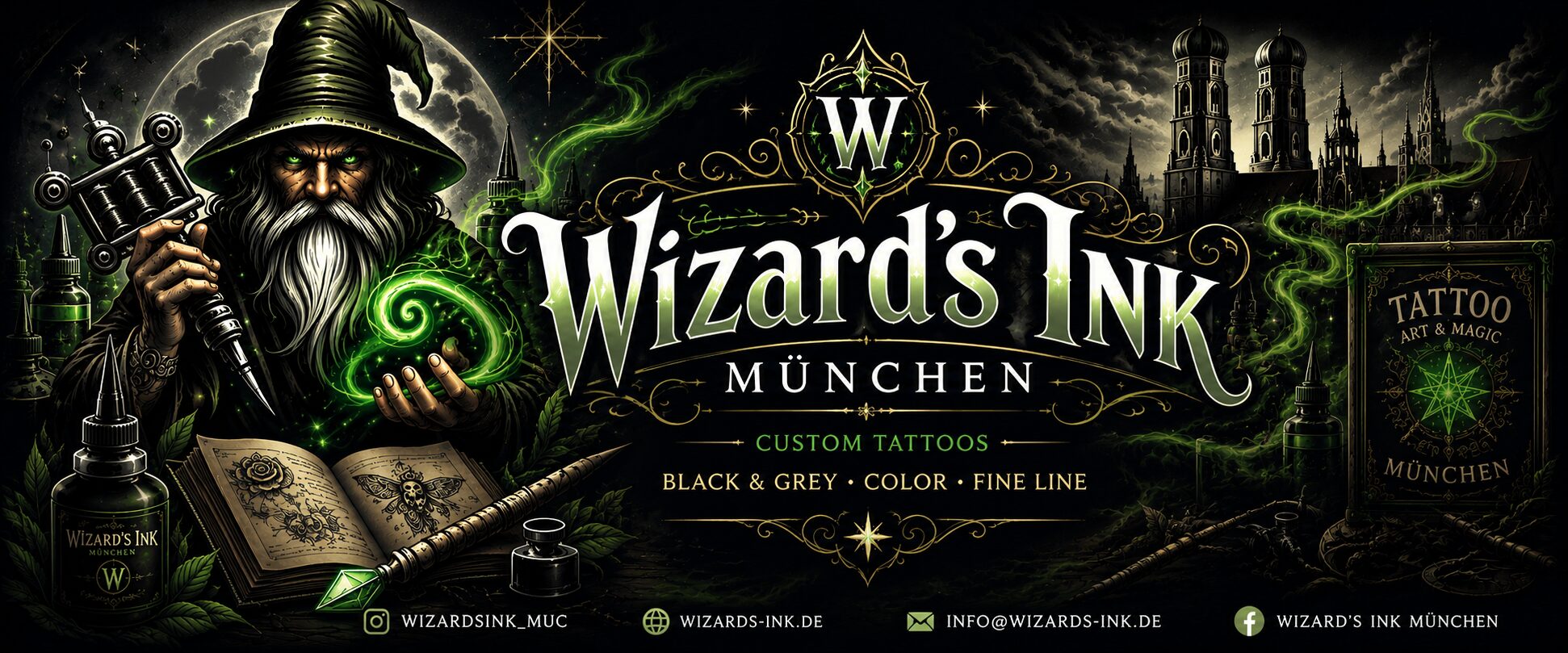 Tattoo Artist München | Wizard’s Ink